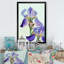 Iris bleu et mauve en été II - décoration murale traditionnelle en toile-2011912019-2011912018