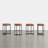 Upholstered Counter Stool with Metal Frame-118574739