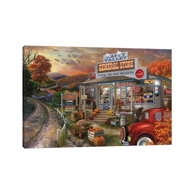General Store by Bigelow Illustrations - Wrapped Canvas Painting