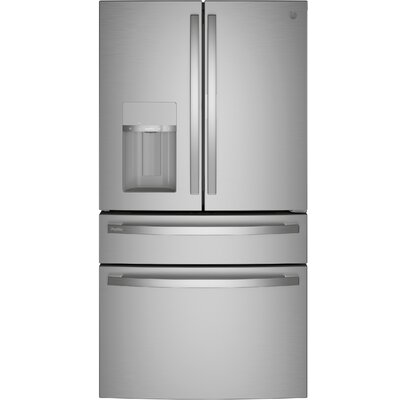 GE Profile Smart Appliances 35.625"" French Door 27.6 cu. ft. Refrigerator -  PVD28BYNFS