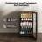 18.9 in. Single Zone 130-Can Beverage Cooler Freestanding Refrigerator Frost Free Tempered Glass Door in Stainless Steel