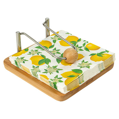 Porte-serviette rustique de 7,3 x 7,1 po x 3 po de style restaurantware - Nature Tek