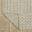 Tapis intérieur / extérieur brun clair / gris en polypropylène tissé à la machine Jerimey-1926533392
