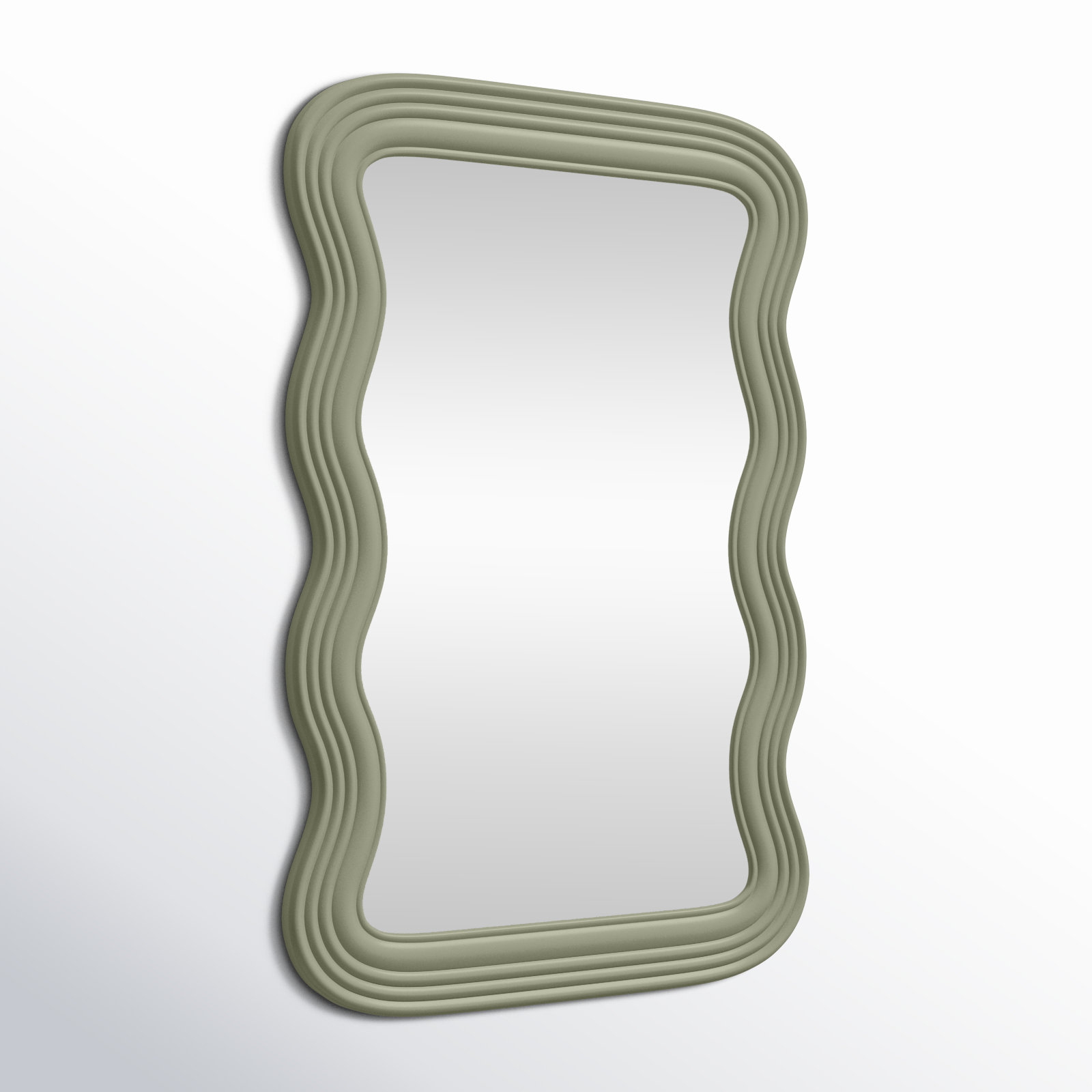 Axinia Accent Mirror, Sage Wisdom