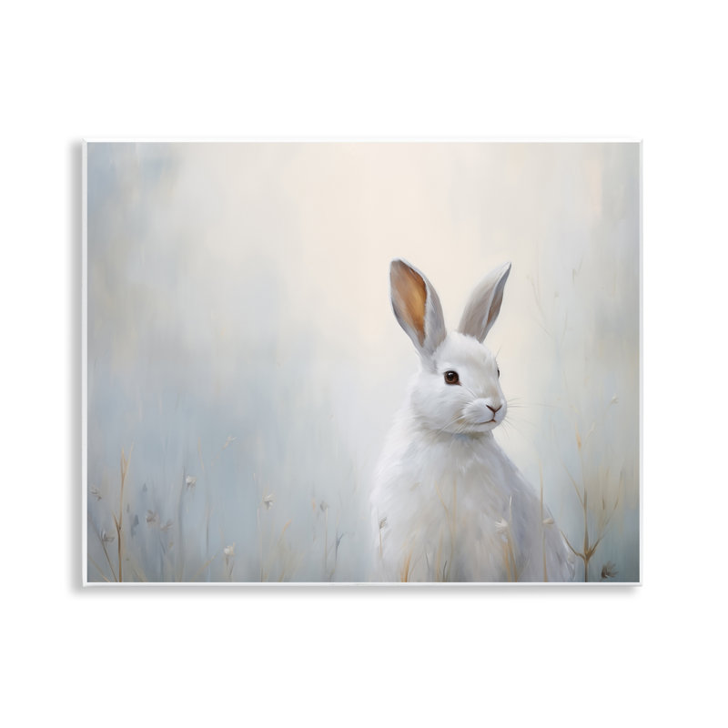 «Serene Rabbit», art mural par Arlington Prints