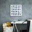 «Markmake Blue Sq 1» par Melissa Averinos, art mural sur toile-12844752