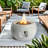 Oretha Modern Propane Fire Pit Table with Free Lava Rocks