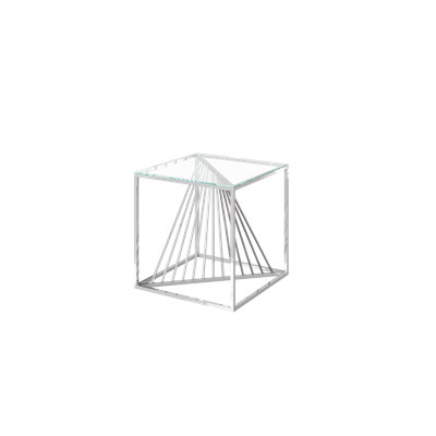 Artjom Clear Glass Side Table