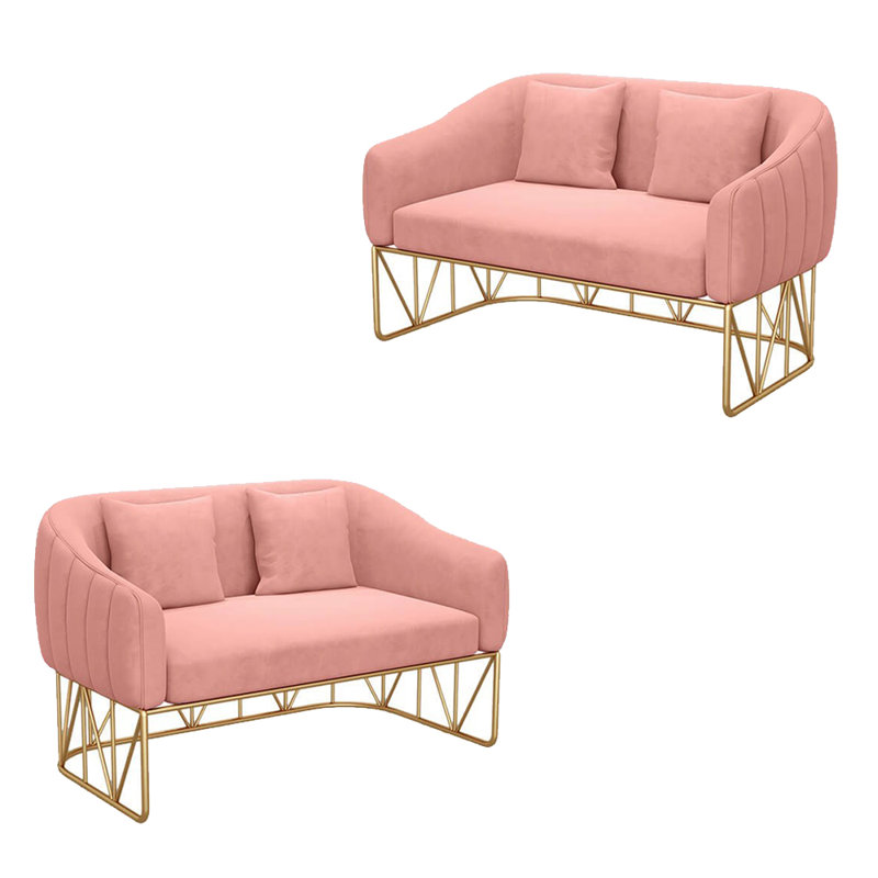 Banc de rangement haut de gamme Light Cafe, Rose