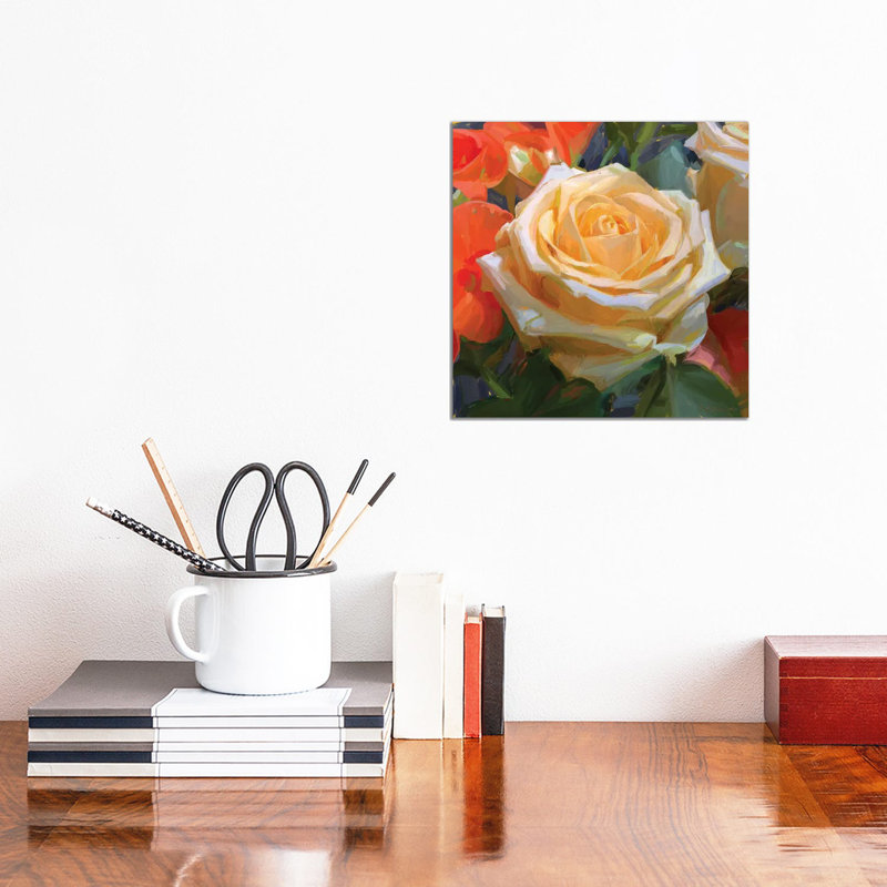 Rose by Svetlana Zyuzina - Gallery-Wrapped Canvas Giclée on Canvas, Wrapped Canvas, 30.48 cm H x 30.48 cm W