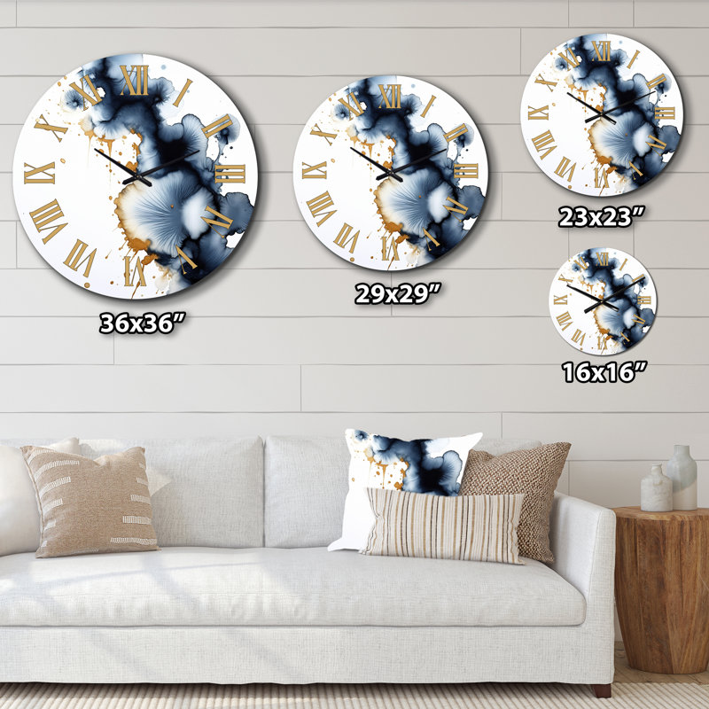 Metal Wall Clock, Extra Large