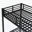 Lit en métal avec lit gigogne simple-702169559