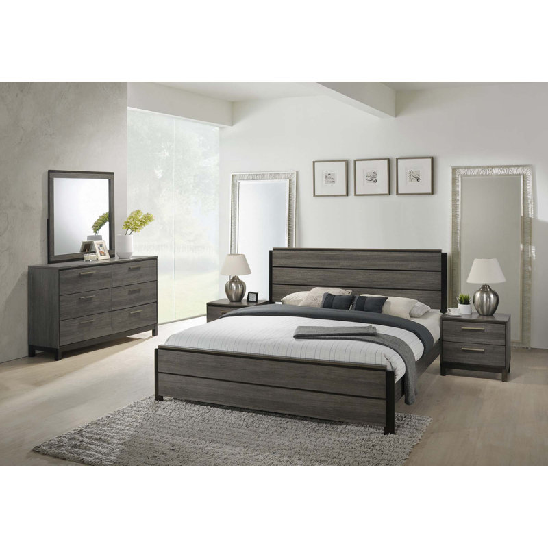 Ensemble de chambre à coucher 5 pièces, Très grand
