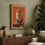 Portrait Fox Modern - Wrapped Canvas-774936473-774936483
