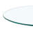 Round Tempered Glass Coffee Table with Light Luxury Design-506843434