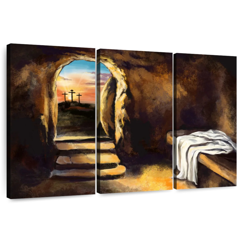 Adella Jesus Christ Has Risen, 24" H x 38" W