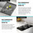KRAUS Standart PRO™ Undermount 60/40 Double Bowl 16 Gauge Stainless Steel Kitchen Sink-98155509