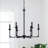 Clint 6 - Light Dimmable Empire Chandelier