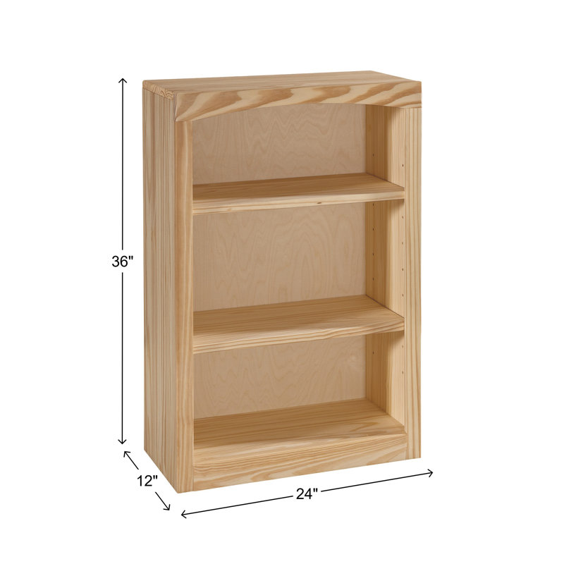 Bibliothèque classique Ossy, Sans finition, (3 tablettes) H 36 po x l 24 po x P 12 po