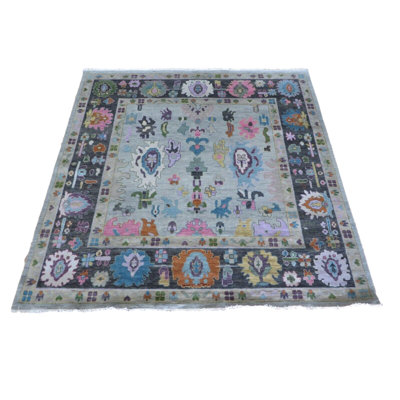 One-of-a-Kind 9'10" x 10' Square Wool Area Rug in