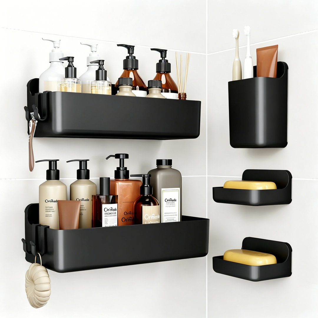 Acrylonitrile Butadiene Styrene Wall Bathroom Shelves