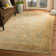 Oushak Orienal Hand Knotted Wool Light Blue/Beige Area Rug