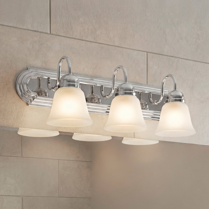 Éclairage pour salle de bain 3 lumières Neema, Chrome