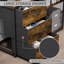 Ahriana L-Shaped Metal Base Computer Desk-273400151-273400148