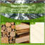 Banc de jardin en bois semi-circulaire Outsunny