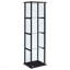 Vitrine noire à 4 tablettes-133427319