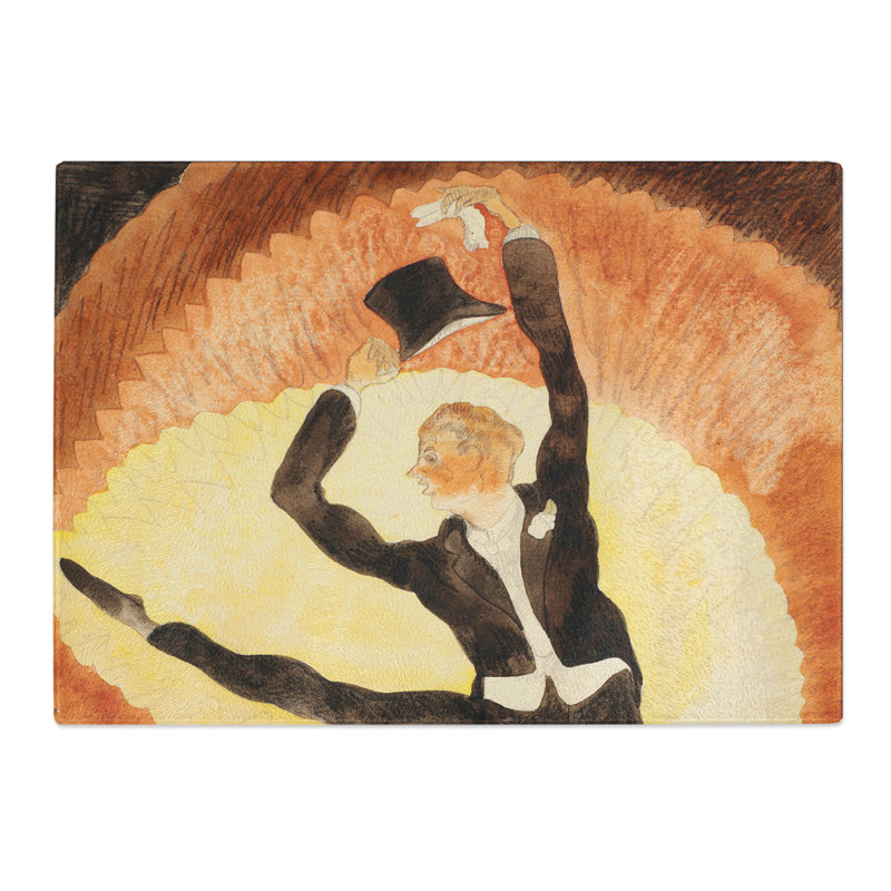 Vaudeville Male Dancer by Charles Demuth Chopping Board, 0.4cm H x 28.5cm W x 39cm L