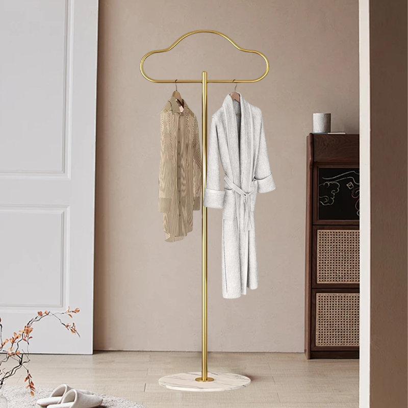Coat Rack Freestanding With Marble Base