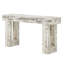 Console rustique en bois avec beaucoup d'espace de rangement