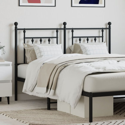 Marlow Home Co. Metal Replace Headboard Black 135 Cm