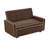 53" Flannel 3-in-1 Convertible Living Room Sofa Sleeper Bed-741980389