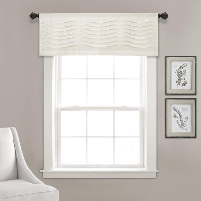  Cantonnière de couleur unie sur mesure 52 po
