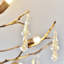 Akari Tree Branch Teardrop Chandelier Lighting, 23.6" Dia-748957735