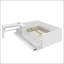 Lit plateforme double en bois avec 6 tiroirs