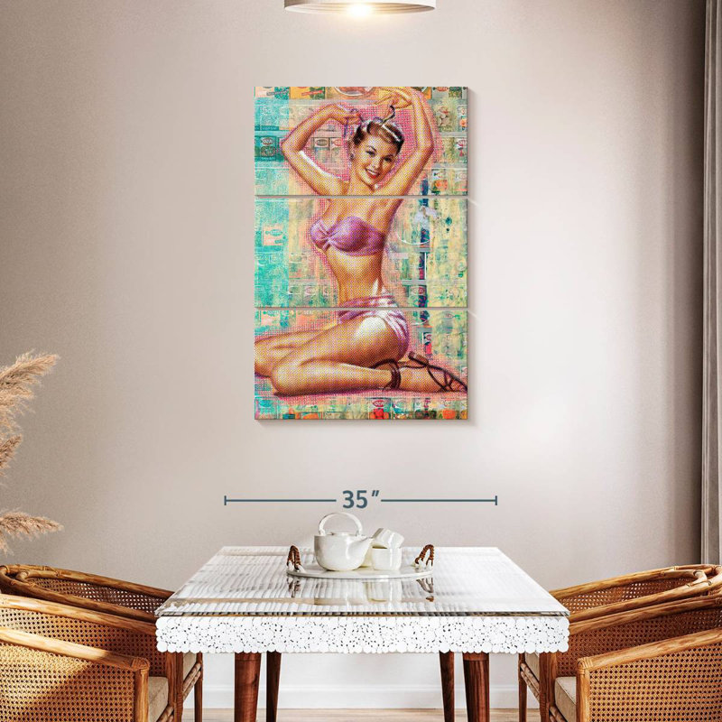 Shuttleworth Pin-Up I, 45" H x 28" W