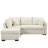 Beige Bed With Pull Out Design, Movable And & Power Sockets 82.6" L-shaped Sleeper , , Power, Decor