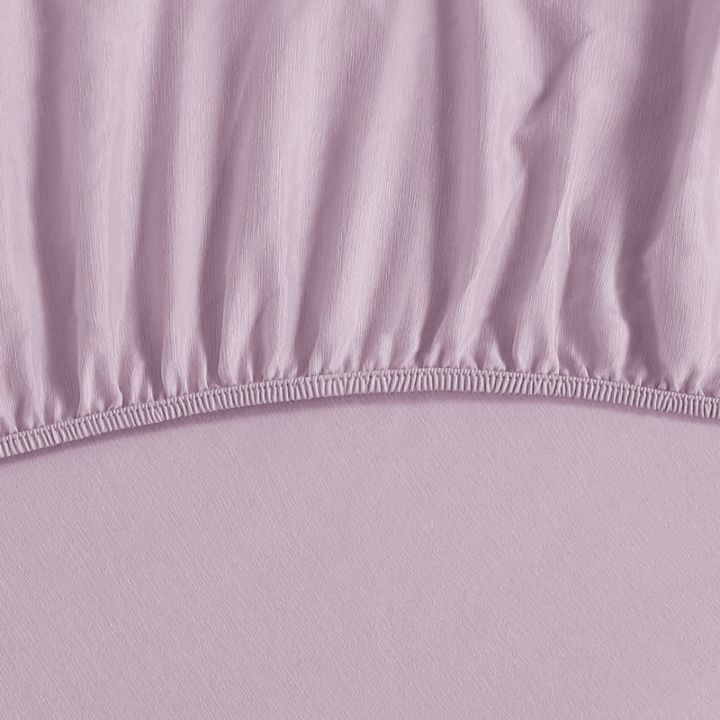 Ensemble de draps en bambou et rayonne avec taies d'oreiller, Lavande, Ensemble de draps pour grand lit + 5 pièces suppl