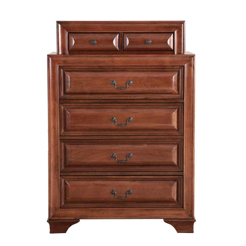 Commode 6 tiroirs Vintage, Chêne