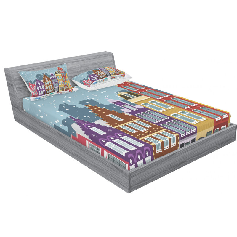 Microfiber Sheet Set, Full Sheet Set + Fitted Sheet + 2 Pillowcases