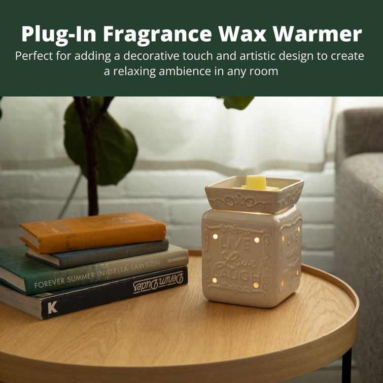 VP Home Ceramic Wall Plug-in Wax Warmer for Scented Wax - Electric  Fragrance Warmer for Essential Oils, Candle Wax Melts, and Tarts - Night  Light - Wax Burner for Scented Wax 