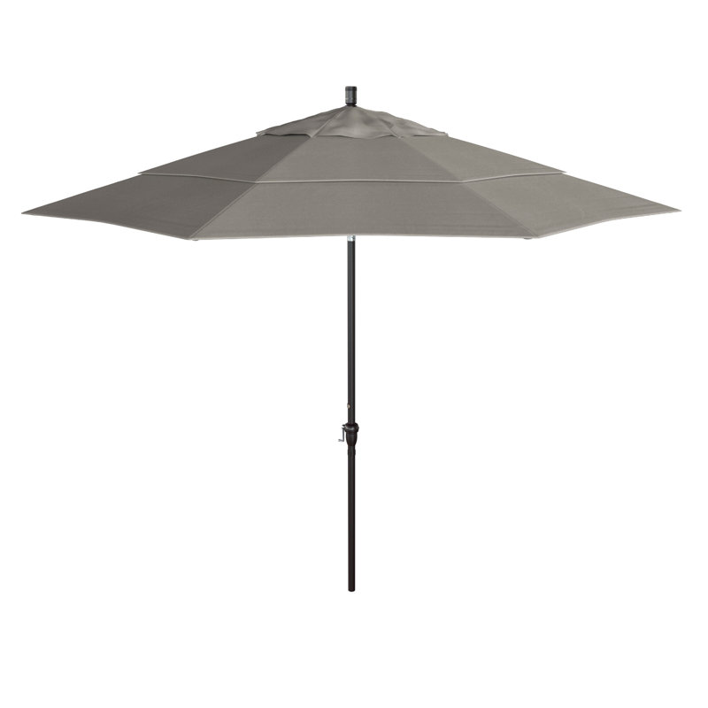 Parasol de marché 132 po Ancy, Toile granit Sunbrella®