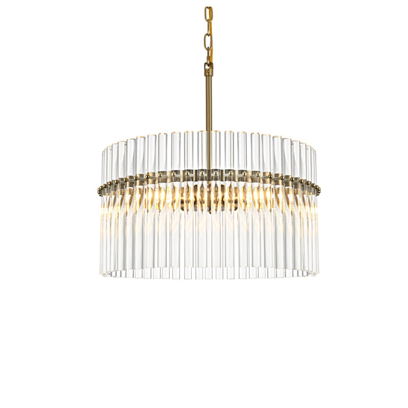 Lustre 20 pouces Mariann, Or satiné