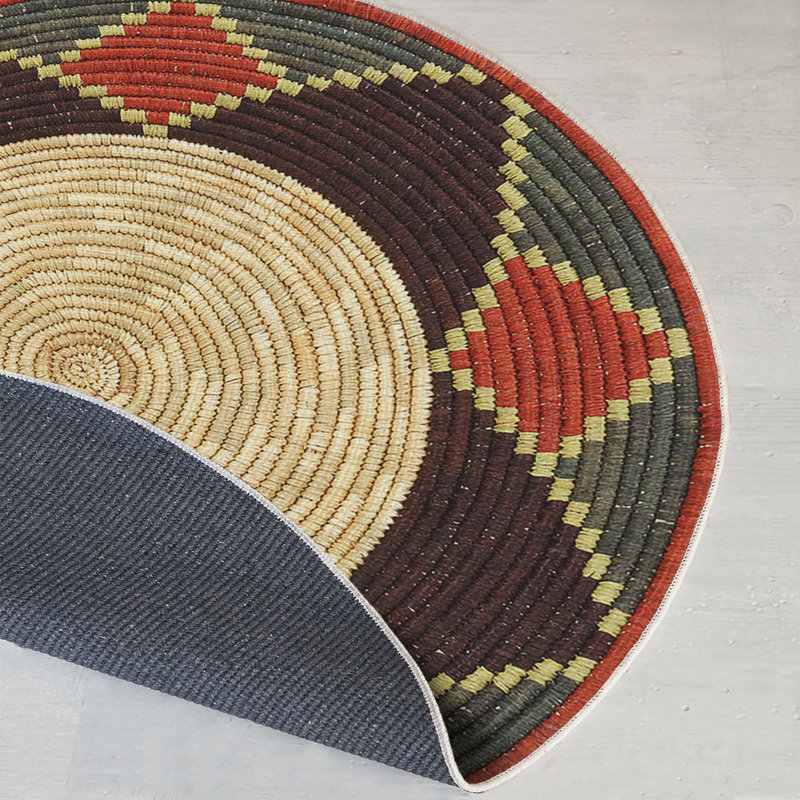 Round Noemi Area Rug, Round 110cm