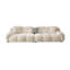 Coussin modulaire beige en polyester-656914070-656914073