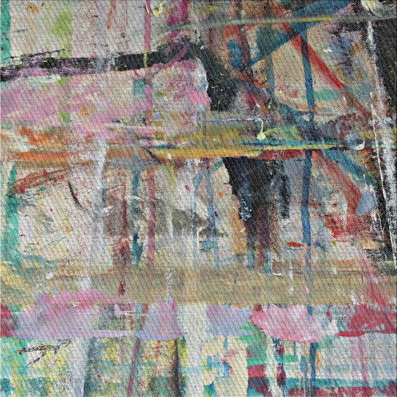 Ivoire Tapis décoratif, Carré 8 pi