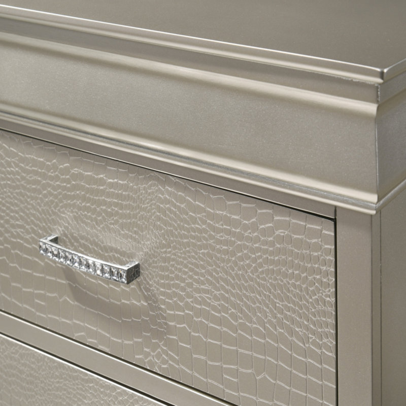 Mobilier de chambre à coucher 5 tiroirs 5 pièces